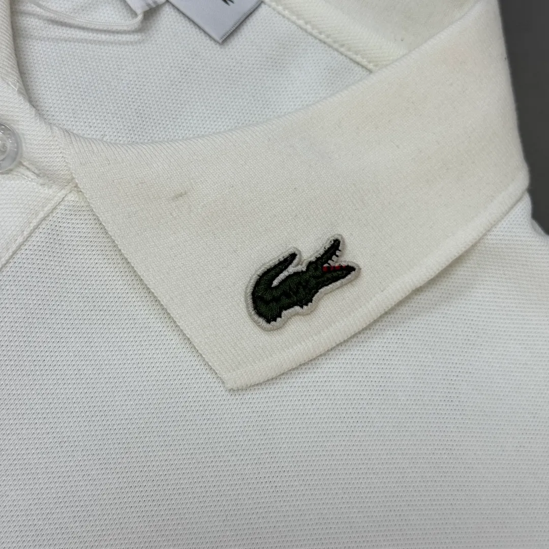 C🌟LACOSTE 2026 New Arrival polo ～ ✅ Same Style～ ， ！ ， ！ ！ ， ， ， ， 👍 ：Black White Khaki Green Size：M L XL XXL 3XL（ ！）